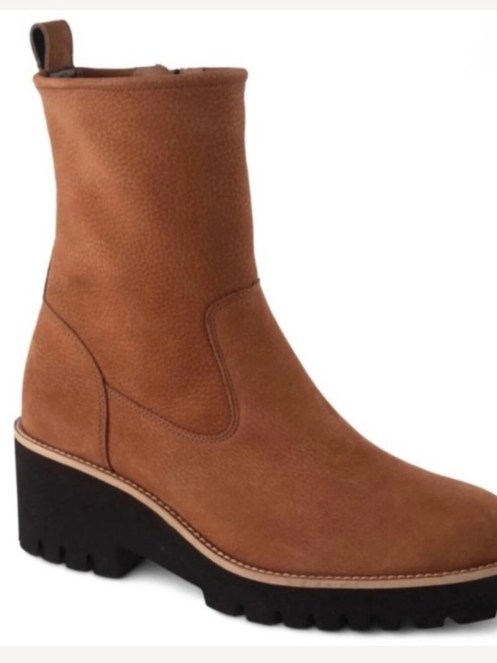 Paul Green Newberry suede leather bootis in toffee (Women's 4)